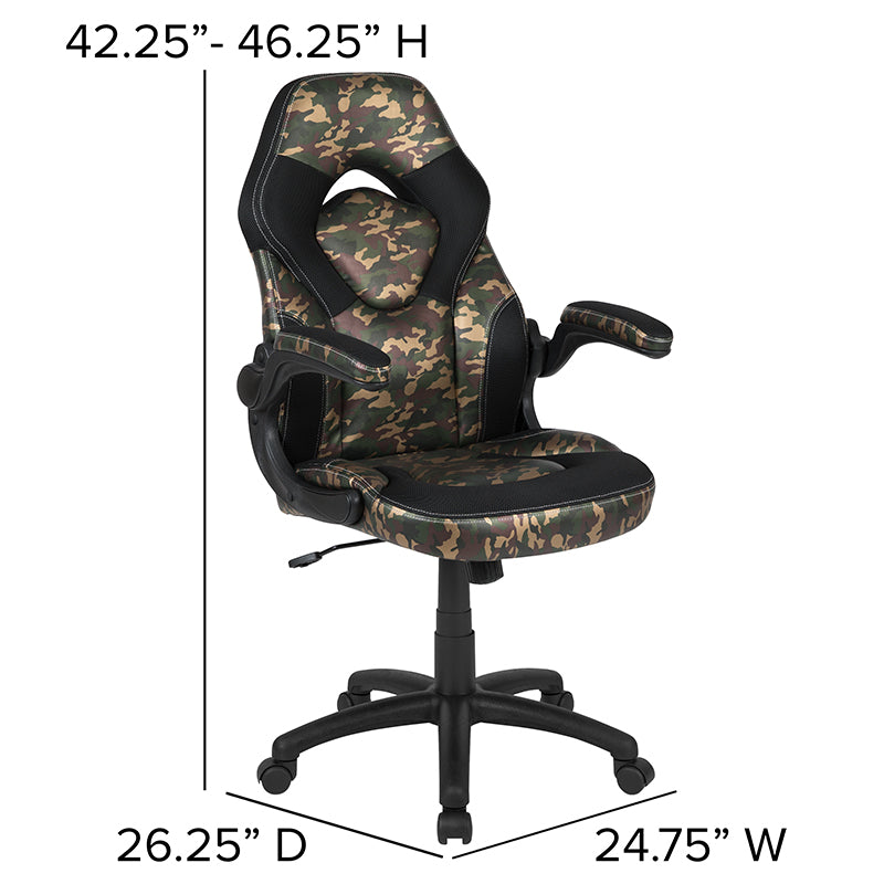 Camouflage Racing Gaming Chair