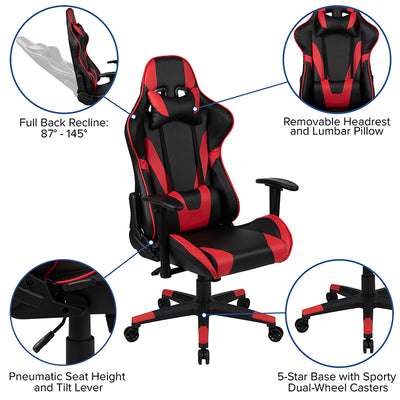 Red Reclining Gaming Chair