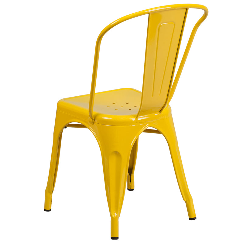 Yellow Metal Chair