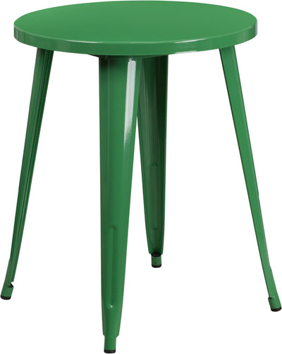 24rd Green Metal Table