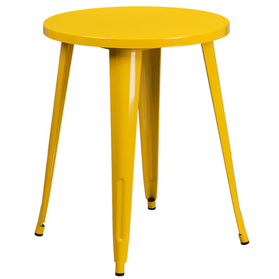 24rd Yellow Metal Table Set