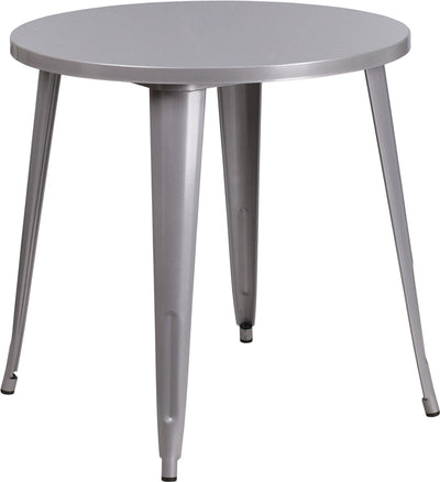 30rd Silver Metal Table