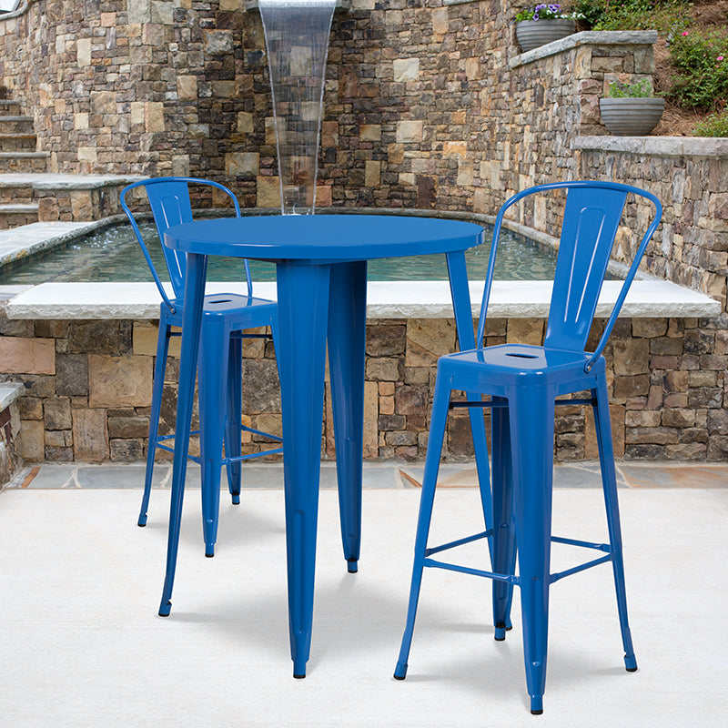 30rd Blue Metal Bar Set