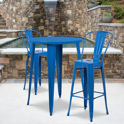 30rd Blue Metal Bar Set