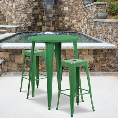 30rd Green Metal Bar Set