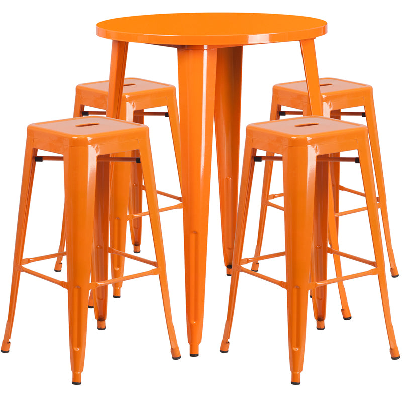 30rd Orange Metal Bar Set