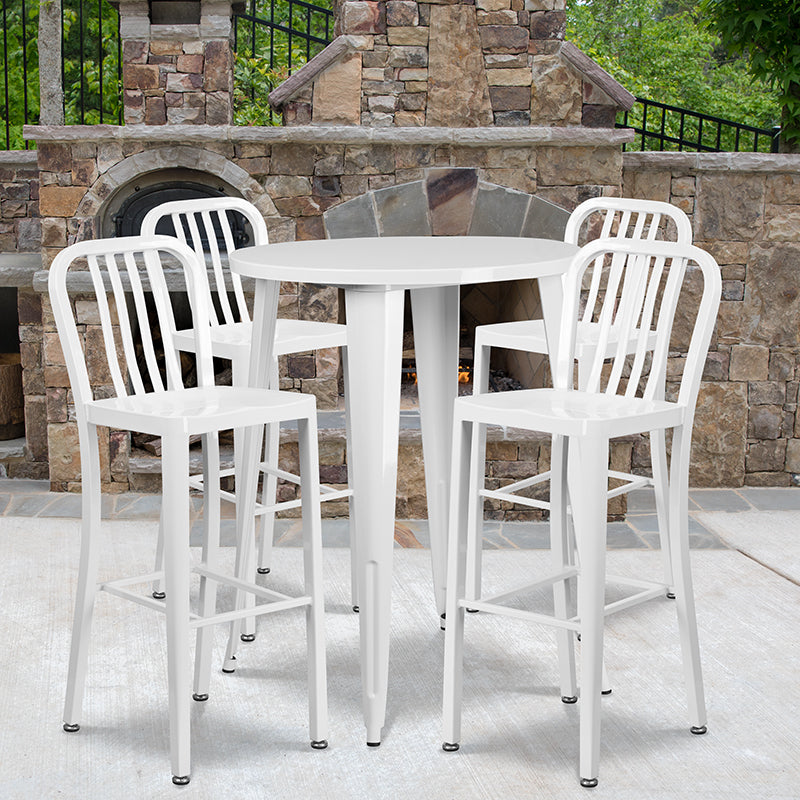 30rd White Metal Bar Set