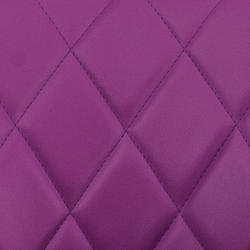 Purple Vinyl Barstool