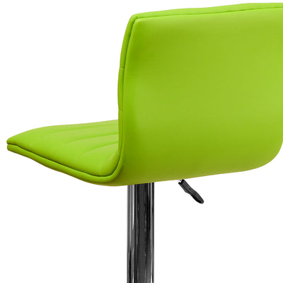 Green Vinyl Barstool
