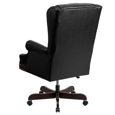 Black High Back Leather Chair