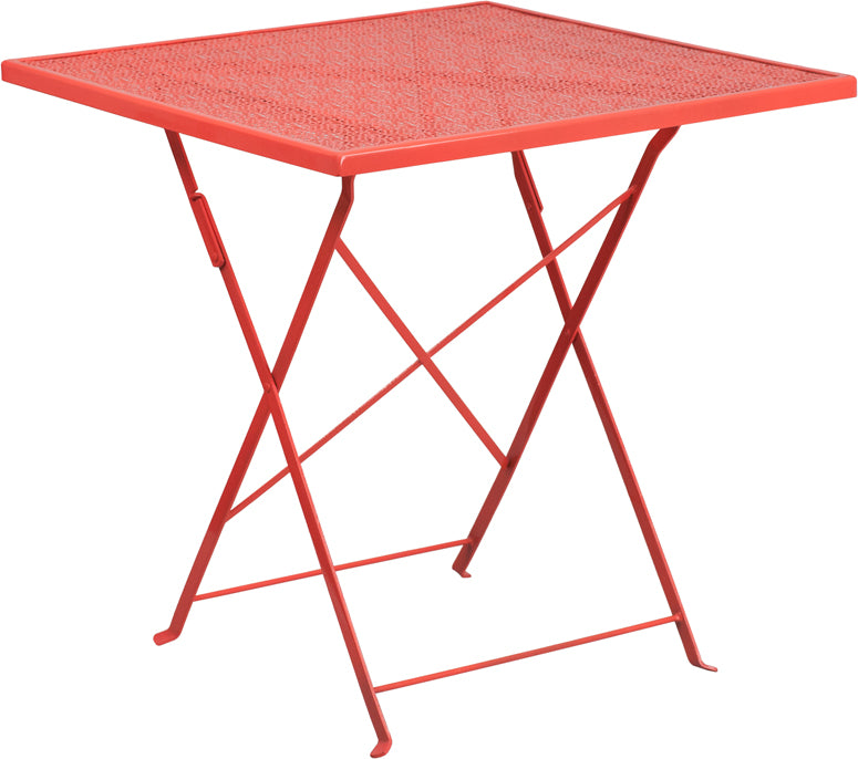 28sq Coral Folding Patio Table