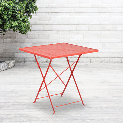 28sq Coral Folding Patio Table