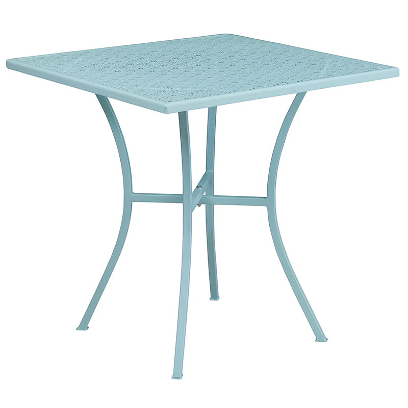 28sq Sky Blue Patio Table Set