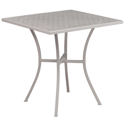 28sq Gray Patio Table Set