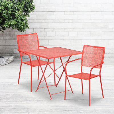 28sq Coral Fold Patio Set