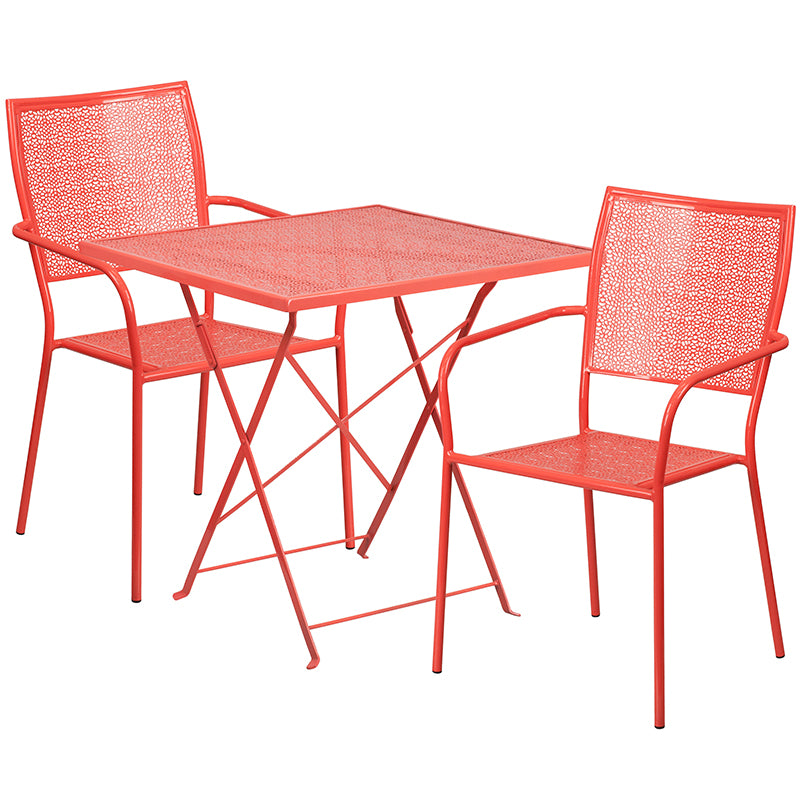 28sq Coral Fold Patio Set