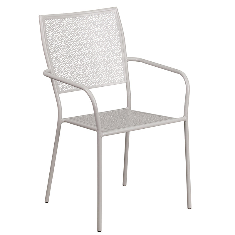 28sq Gray Fold Patio Set