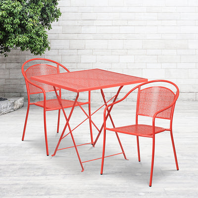 28sq Coral Fold Patio Set