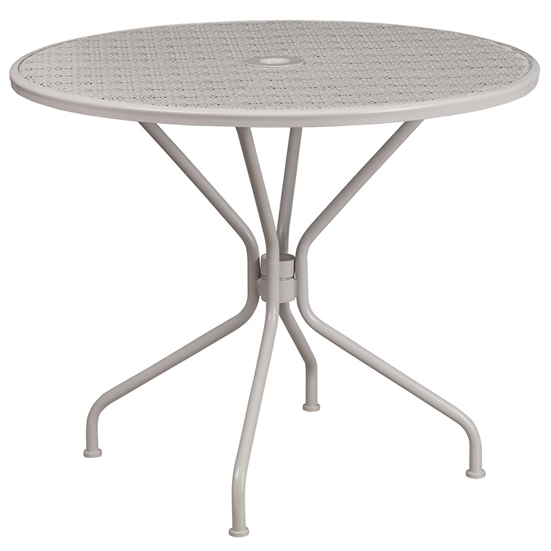 35.25rd Gray Patio Table Set