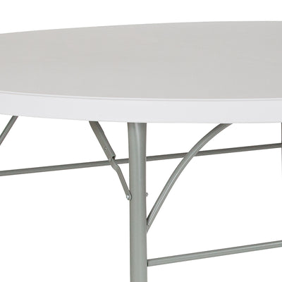 72rd White Bi-fold Table