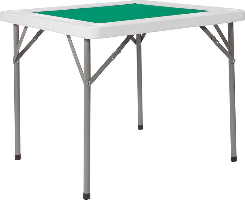 Green Felt Folding Game Table