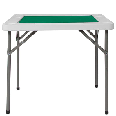 Green Felt Folding Game Table