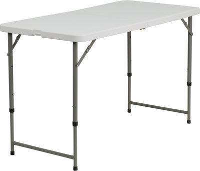 24x48 White Plastic Fold Table