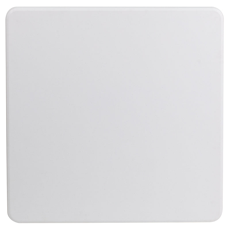 34sq White Plastic Fold Table