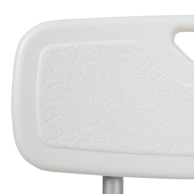 White Adjustable Bath Chair