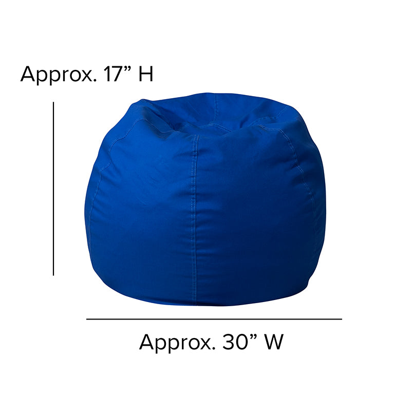 Royal Blue Bean Bag Chair