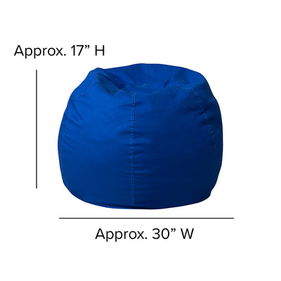 Royal Blue Bean Bag Chair
