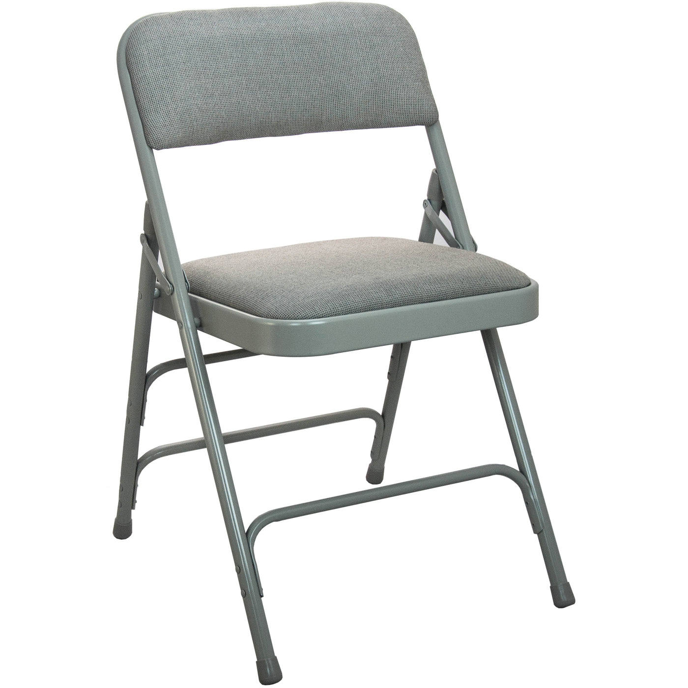 Grey Metal Folding Chair