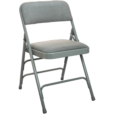 Grey Metal Folding Chair