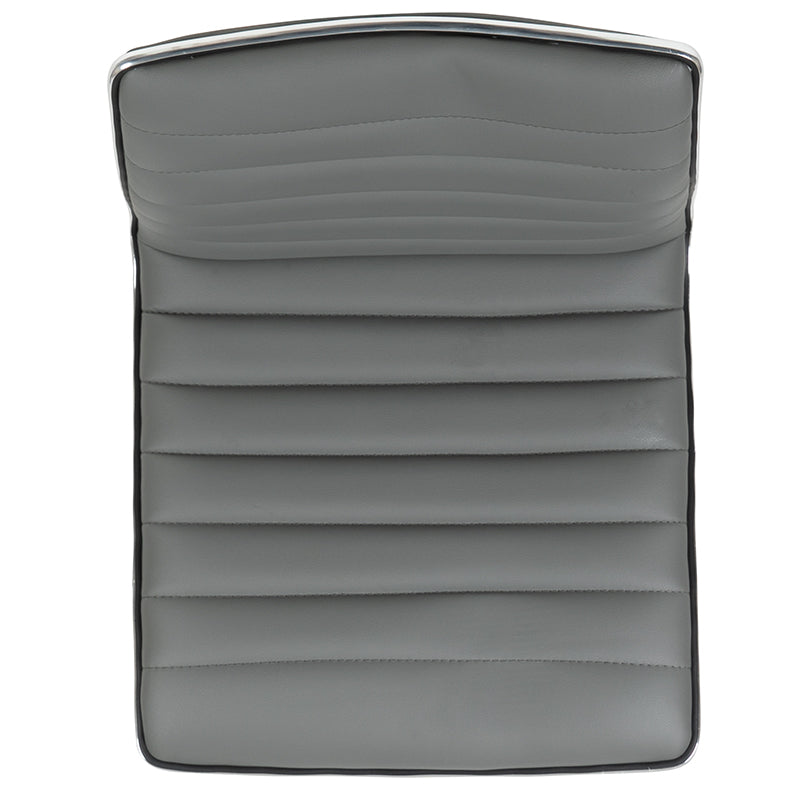 Gray Ribbed Task Office Chair