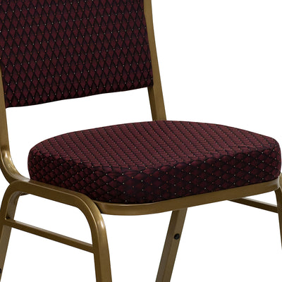 Burgundy Fabric Banquet Chair