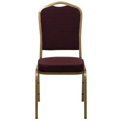 Burgundy Fabric Banquet Chair