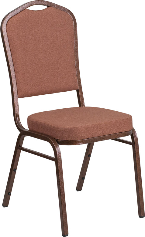 Brown Fabric Banquet Chair