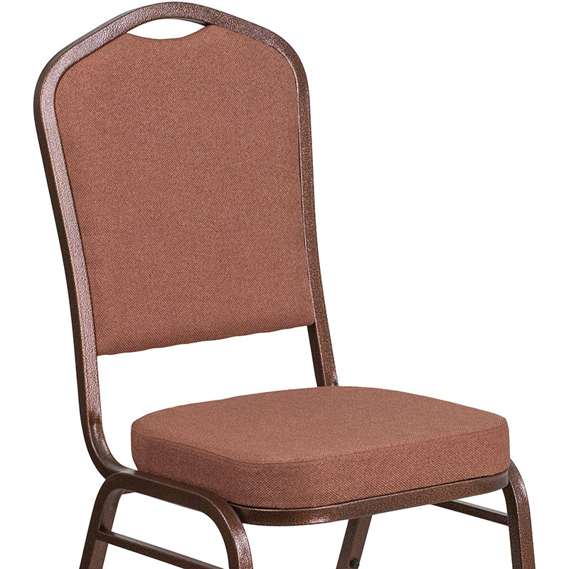 Brown Fabric Banquet Chair