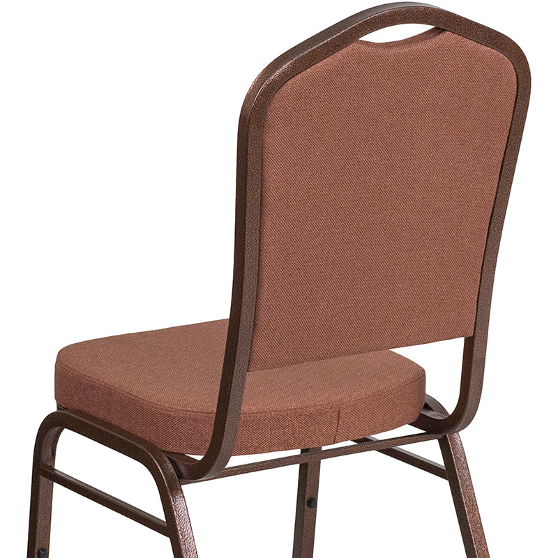 Brown Fabric Banquet Chair