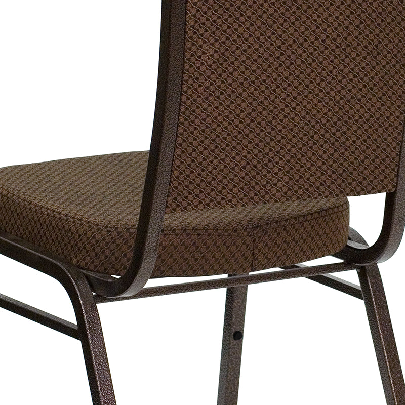 Brown Fabric Banquet Chair