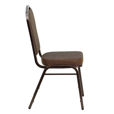 Brown Fabric Banquet Chair