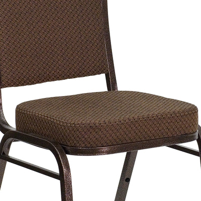 Brown Fabric Banquet Chair