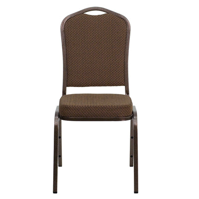 Brown Fabric Banquet Chair