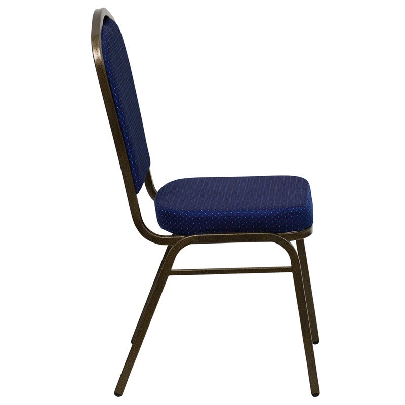 Navy Blue Fabric Banquet Chair