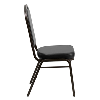 Black Vinyl Banquet Chair