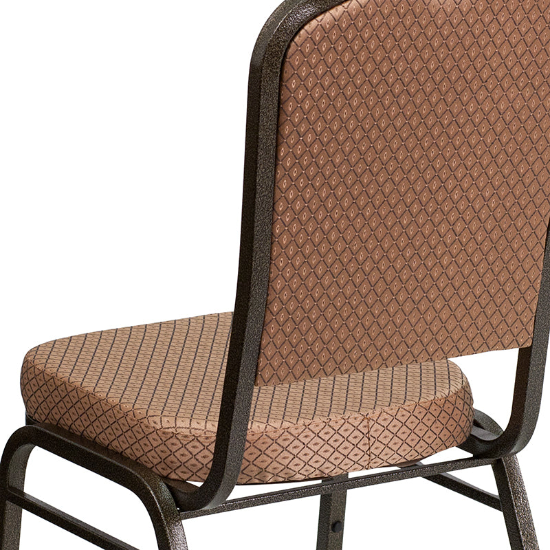 Gold Fabric Banquet Chair