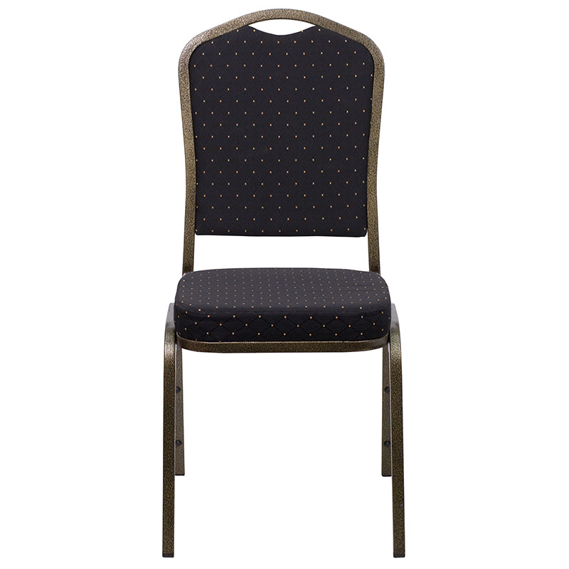 Black Fabric Banquet Chair