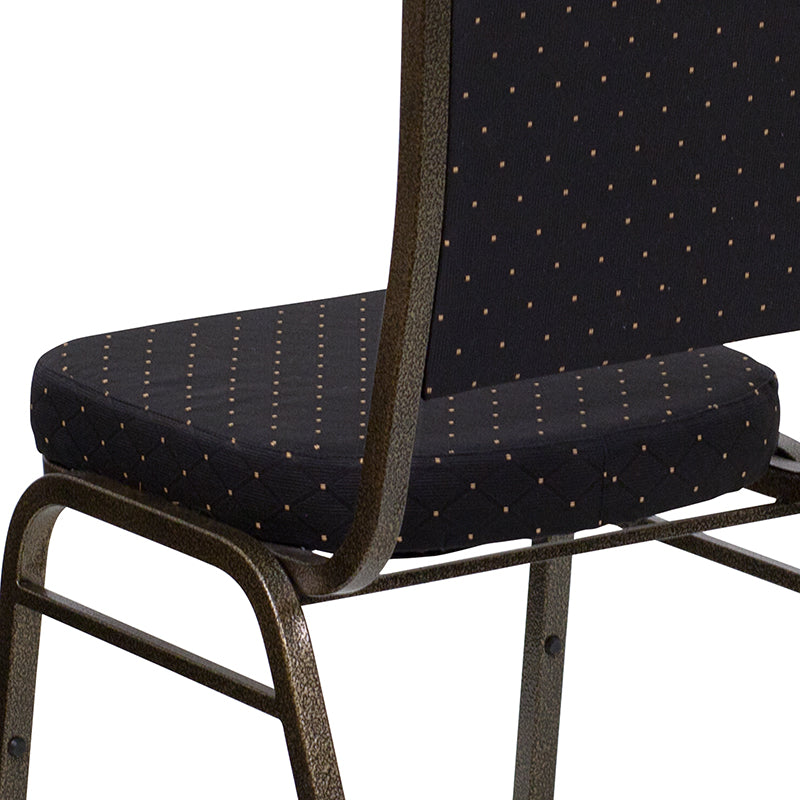 Black Fabric Banquet Chair