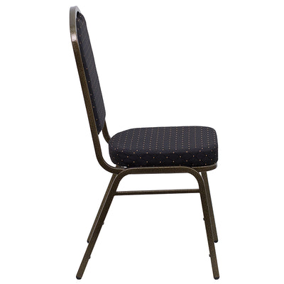 Black Fabric Banquet Chair