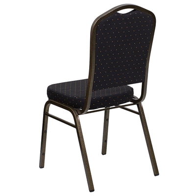 Black Fabric Banquet Chair